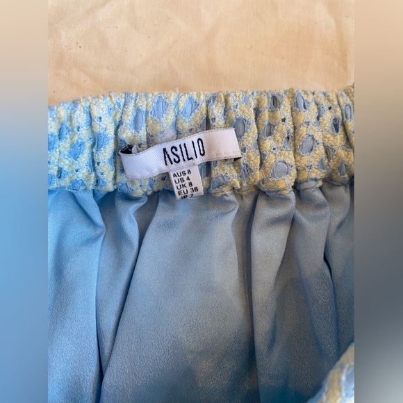 Like New Asilio Lemonade Lake Eyelet Skirt - Picture 4 of 5